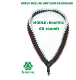 Krevis Deluxe 60 Round Bandolier Shotgun Shell Holder (Seat Belt)