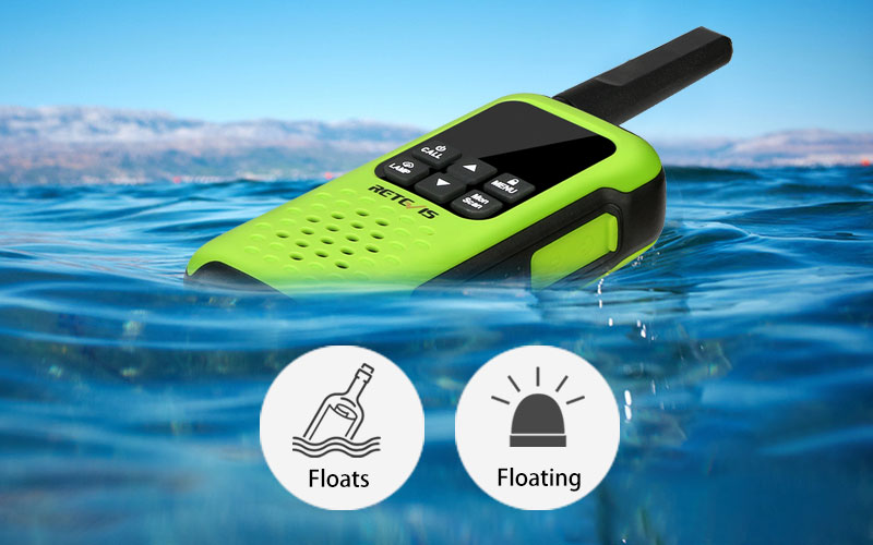 RT49P IP67 Floating Waterproof FRS Walkie Talkies